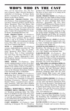 Flip Through the Opening Night Playbill for The Prom on Broadway | Playbill