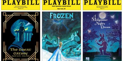 Discover Creative Playbill Covers for The Great Gatsby, Suffs, and More