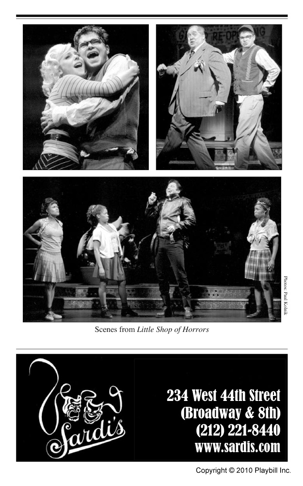 Little Shop of Horrors (Broadway, August Wilson Theatre, 2003) | Playbill
