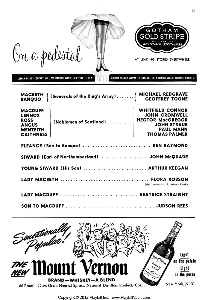 Macbeth - April 5, 1948