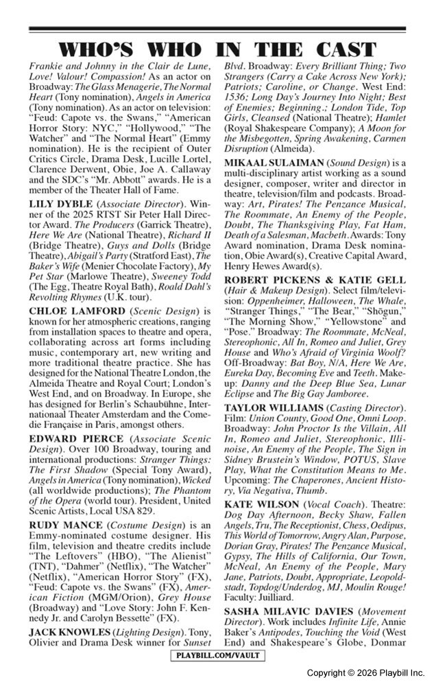 Death of a Salesman Playbill - Opening Night