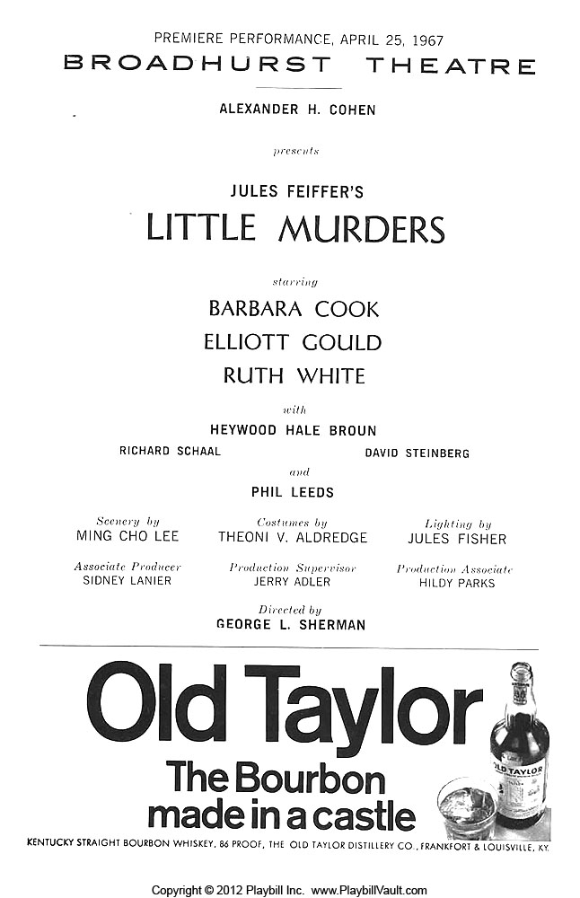 Little Murders - Opening Night