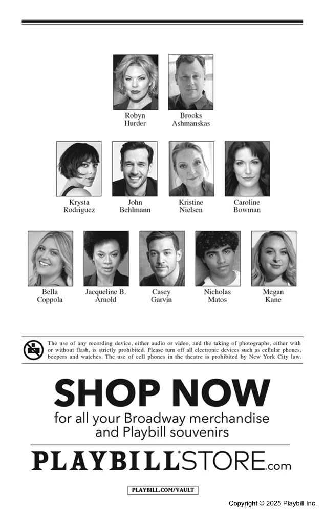 Smash Playbill - Opening Night